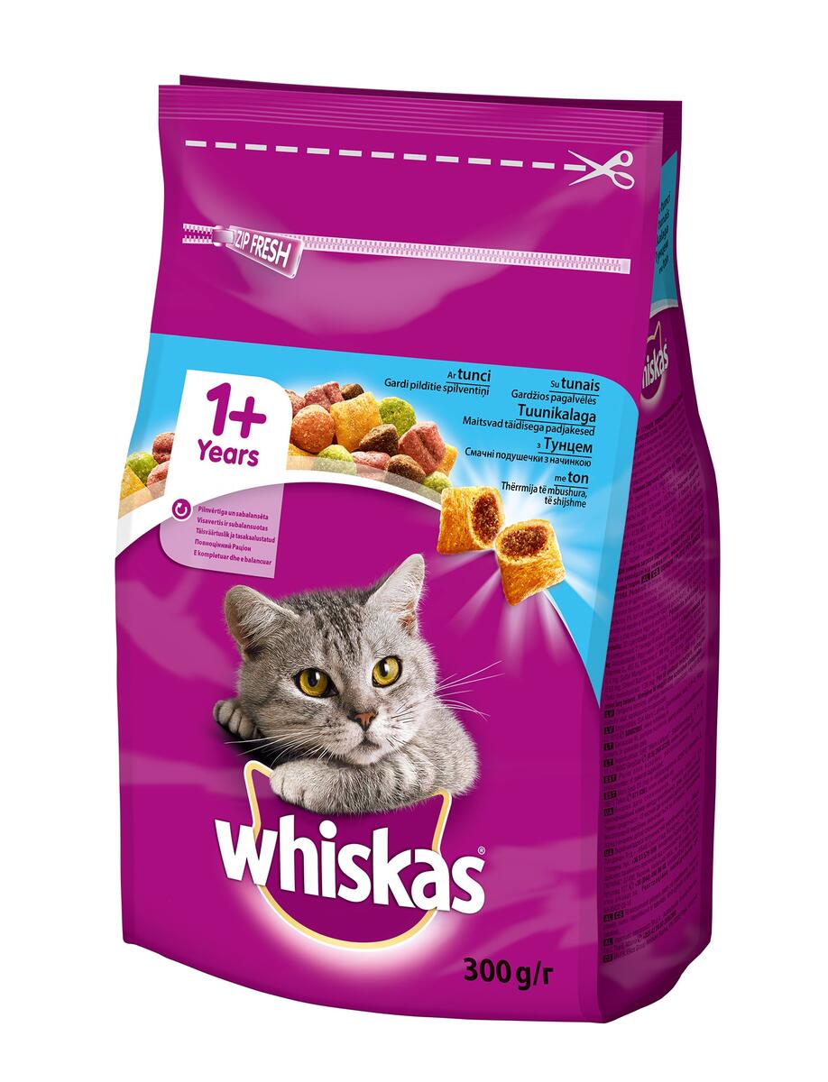 Whiskas Ton Balıklı Sebzeli Kuru Kedi Mama 300 Gr - 1