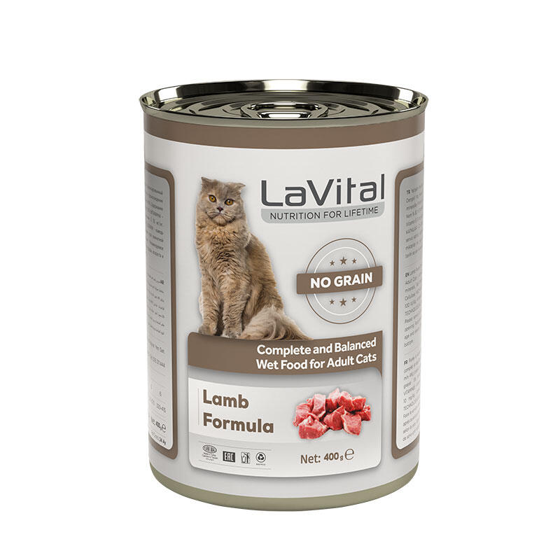 Yetişkin Kediler İçin Kuzu Etli Püre / Yetişkin Kediler İçin Tam Ve Dengeli Yaş Mama 400 Gr. - 1