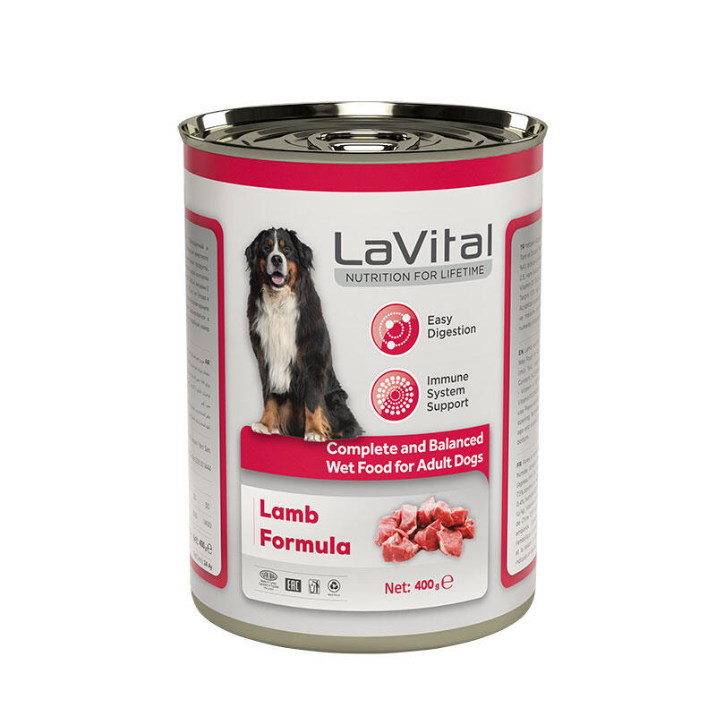 Yetişkin Köpekler İçin Kuzu Etli & Pirinçli Püre / Yetişkin Köpekler İçin Tam Ve Dengeli Yaş Mama 400 Gr. - 1
